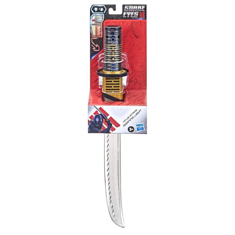 Snake Eyes: G.I. Joe Origins Ninja Strike Morning Light Electronic Sword for Kids Roleplay, Toys for Kids Ages 5 and Up
