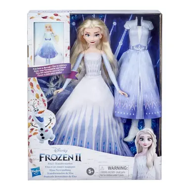 Disney's Frozen 2 Elsa's Transformation Fashion Doll With 2 Outfits, Toy Inspired by Disney's Frozen 2
