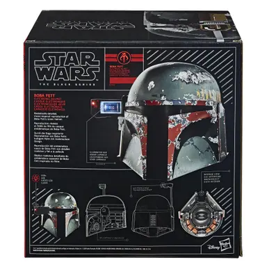 Star Wars The Black Series Boba Fett Premium Electronic Helmet, Star Wars: The Empire Strikes Back Roleplay Helmet