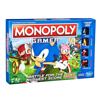 Monopoly Gamer Sonic the Hedgehog Edition Board Game