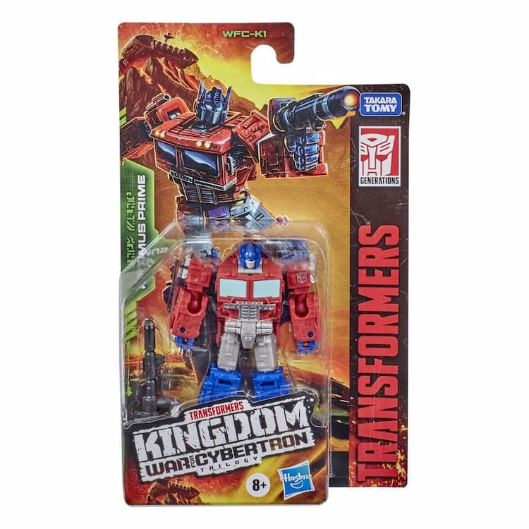 Transformers Toys Generations War for Cybertron: Kingdom Core Class WFC-K1 Optimus Prime Action Figure - 8 and Up, 3,5-inch