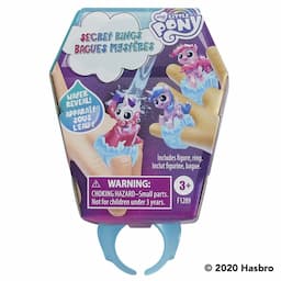 My Little Pony Secret Rings Blind Bag Series 1  1.5-Inch Toy with Water-Reveal Surprise, Wearable Ring Accessory