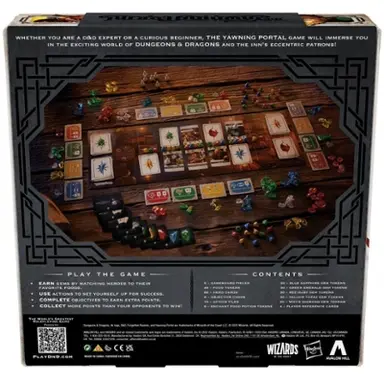 Dungeons & Dragons: The Yawning Portal Game, D&D Strategy Board Game for 1-4 Players, Ages 12+
