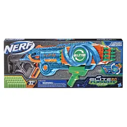 Nerf Elite 2.0 Flipshots Flip-32 Blaster, 32 Dart Barrels Flip to Double Your Firepower, 32-Dart Capacity, 32 Nerf Darts
