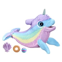 furReal Wavy the Narwhal Interactive Animatronic Plush Toy, Electronic Pet, 80+ Sounds and Reactions, Ages 4 and Up