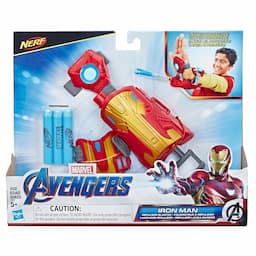 Marvel Avengers Iron Man Blast Repulsor Gauntlet with Nerf Darts for Costume and Role Play