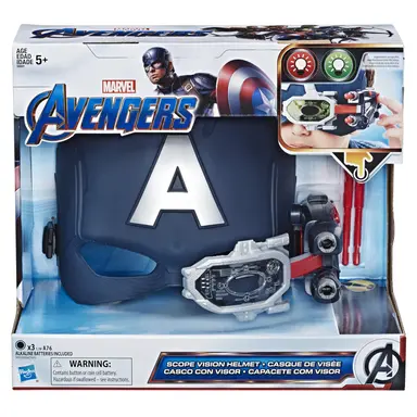 Marvel Avengers Captain America Scope Vision Helmet