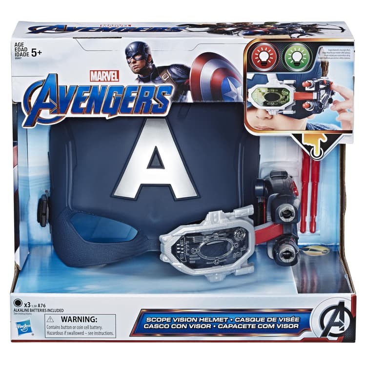 Marvel Avengers Captain America Scope Vision Helmet