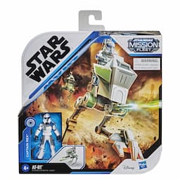 Star Wars Mission Fleet Expedition Class Captain Rex Clone Combat 2.5-Inch-Scale Figure and Vehicle, Kids Ages 4 and Up