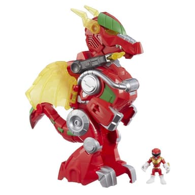 Playskool Heroes Power Rangers Red Ranger and Dragon Thunderzord