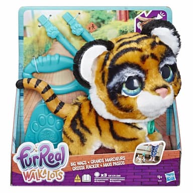 furReal Walkalots Big Wags Animatronic Plush Tiger Toy, Ages 4 and Up