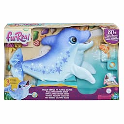 furReal Dazzlin' Dimples My Playful Dolphin, 80+ Sounds and Reactions, Interactive Toy Electronic Pet, Ages 4 and Up