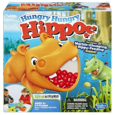 Elefun & Friends Hungry Hungry Hippos Game