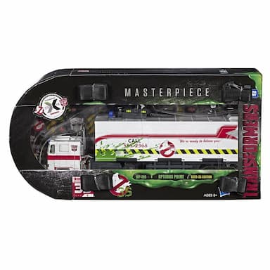 Transformers Toys Generations Masterpiece -- Transformers Collaborative: Ghostbusters Mash-Up, MP-10G Optimus Prime - Ecto-35 Edition