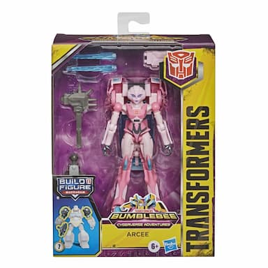 Transformers Bumblebee Cyberverse Adventures Deluxe Arcee Action Figure, Build-A-Figure Part, For Ages 6 and Up