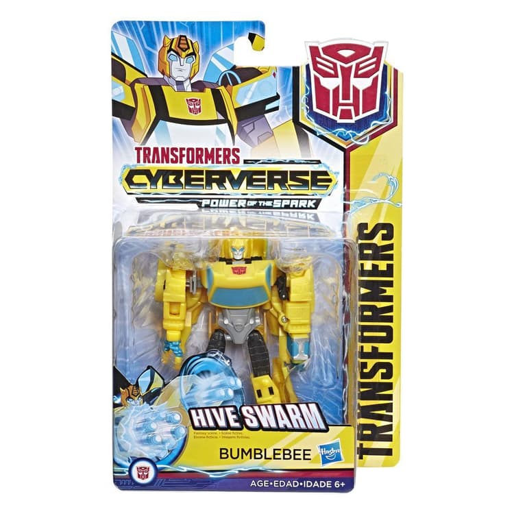 Transformers Toys Cyberverse Action Attackers Warrior Class Bumblebee Action Figure
