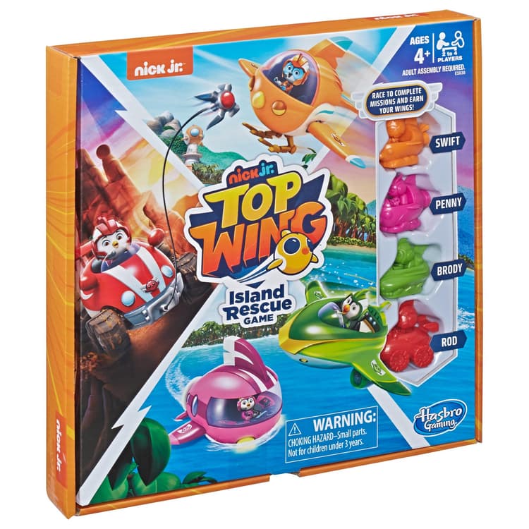 Top Wing Island Rescue Nickelodeon Board Game