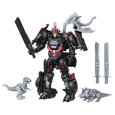 Transformers Studio Series 36 Deluxe Class Movie 5 Autobot Drift & Baby Dinobots Action Figure