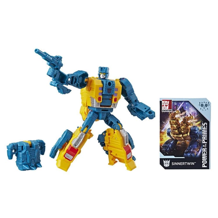 Transformers Generations Power of the Primes Deluxe Class Sinnertwin