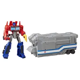 Transformers Cyberverse Warrior Class Optimus Prime Battle Base Trailer