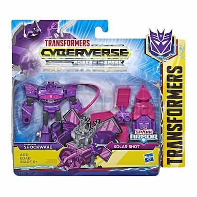 Transformers Toys Cyberverse Spark Armor Shockwave Action Figure