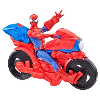 Spider-Man Titan Hero Series Spider-Man Figure with Power FX Cycle Plays Sounds and Phrases