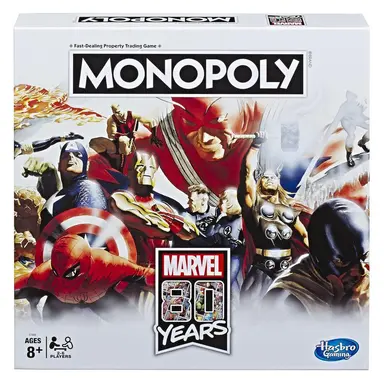 Monopoly: Marvel 80 Years Edition Board Game