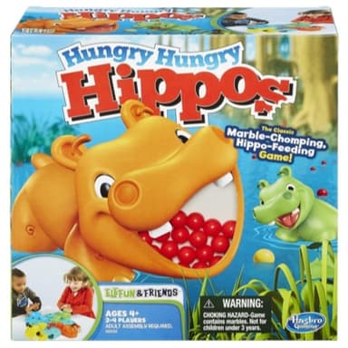 Elefun & Friends Hungry Hungry Hippos Game