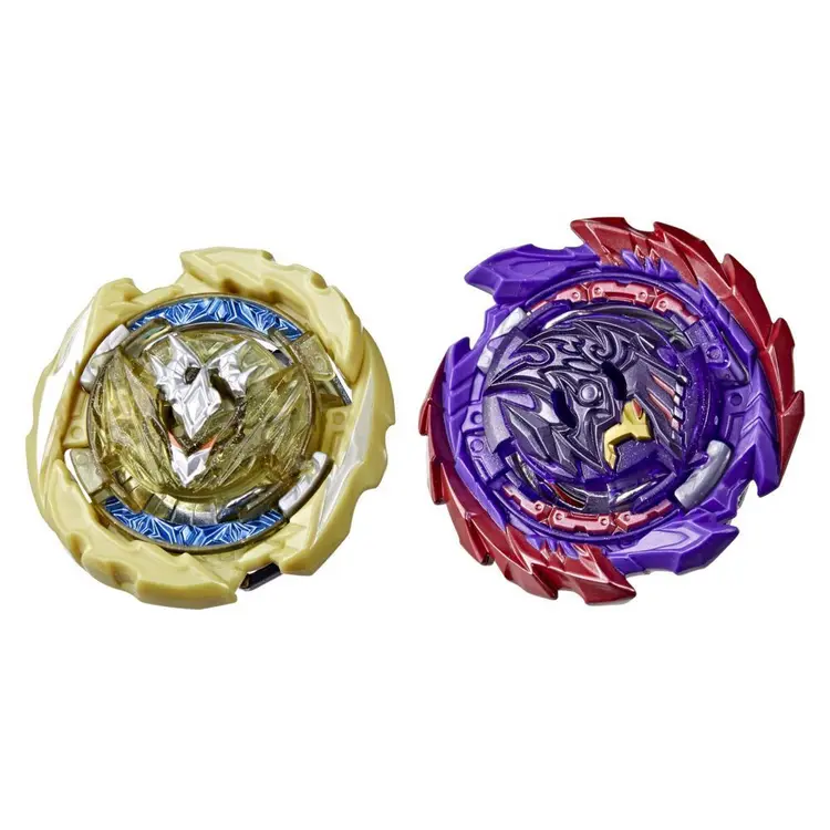 Beyblade Burst QuadDrive Berserk Balderov B7 and Cyclone Belfyre B7 Spinning Top Dual Pack -- Battling Game Top Toy