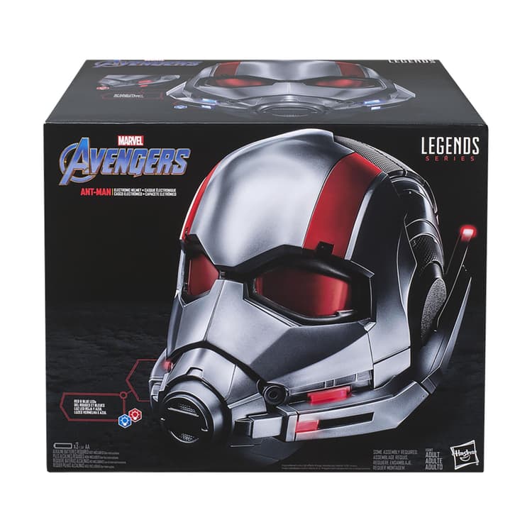 Hasbro Marvel Legends Series Ant-Man Roleplay Premium Collector Movie Electronic Helmet with LED Light FX
