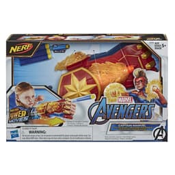 NERF Power Moves Marvel Avengers Captain Marvel Photon Blast NERF Dart-Launching Toy, Kids Roleplay, Ages 5 and Up