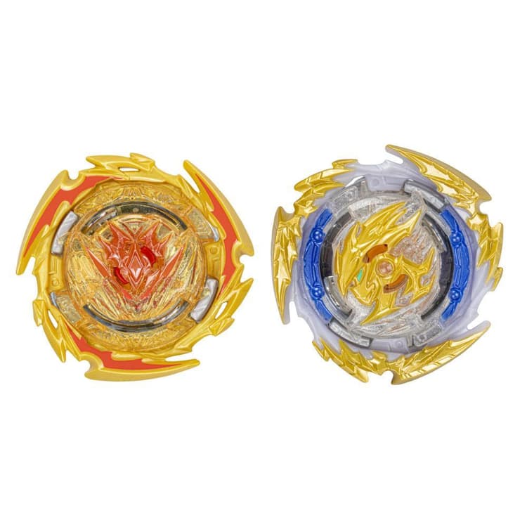 Beyblade Burst QuadDrive Destruction Belfyre B7 and Decay Perseus P7 Spinning Top Dual Pack -- Battling Game Top Toy