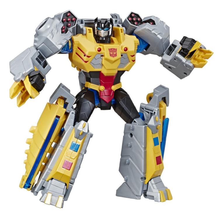 Transformers Toys Cyberverse Action Attackers Ultimate Class Grimlock Action Figure - Repeatable Seismic Stomp Action Attack - For Kids Ages 6 and Up, 9.75 inch