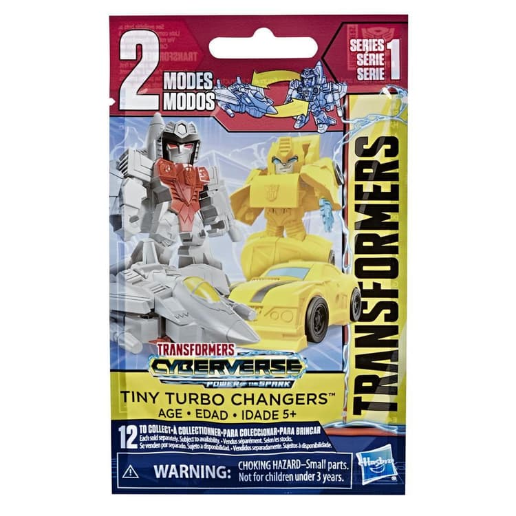 Transformers Toys Cyberverse Tiny Turbo Changers Series 2 Blind Bag Action Figures