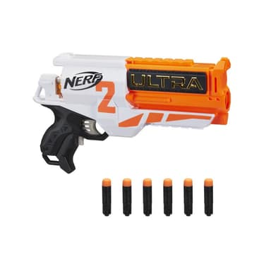 Nerf Ultra Two Motorized Blaster -- Fast-Back Reloading, 6 Nerf Ultra Darts -- Compatible Only with Nerf Ultra Darts