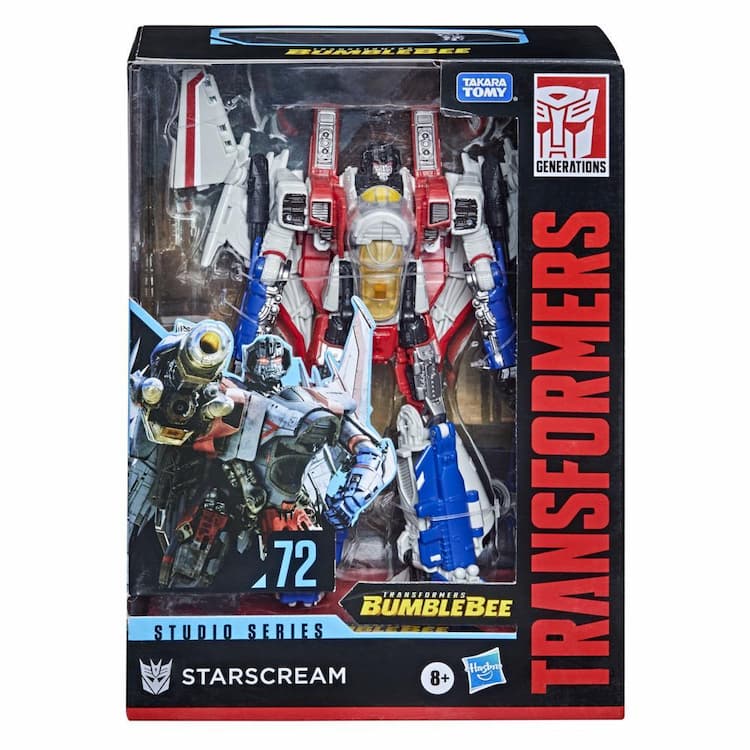 Transformers Toys Studio Series 72 Voyager Transformers: Bumblebee Starscream Action Figure - 8 and Up, 6.5-inch