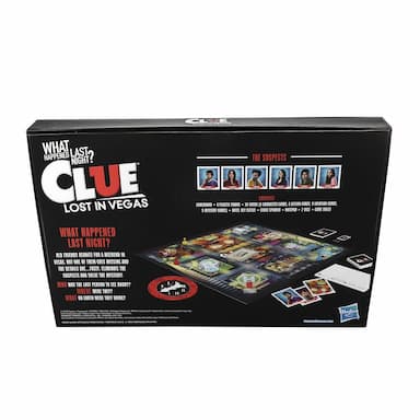 Clue Lost in Vegas Board Game Adult Party Game Parody of the Classic Whodunnit Mystery Game