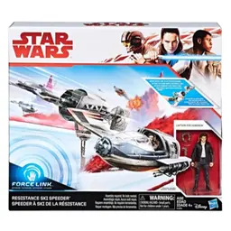 Star Wars Force Resistance Ski Speeder and Captain Poe Dameron Figure