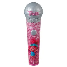 DreamWorks Trolls Poppy's Microphone, Musical Toy with Lights and Sounds, Plays 5 Songs from Movie Trolls World Tour