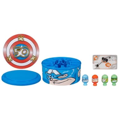 BONKAZONKS MARVEL Series 1 CAPTAIN AMERICA FACE CASE Set