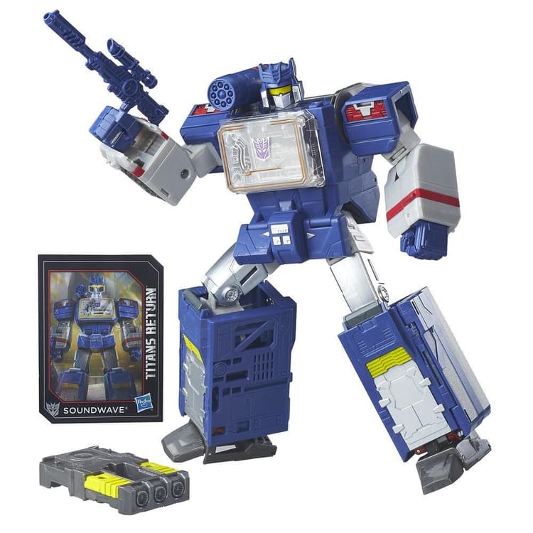 Transformers Generations Titans Return Soundwave and Soundblaster