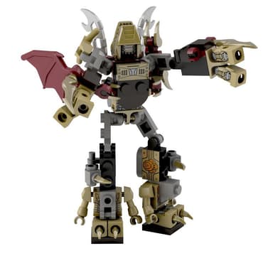 KRE-O Transformers Age of Extinction Micro-Changers Combiners Volcanicon Construction Set