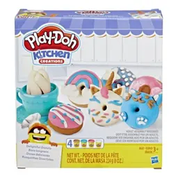 Play-Doh Kitchen Creations Delightful Donuts Set with 4 Colors