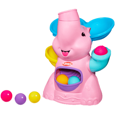 PLAYSKOOL POPPIN PARK PINK ELEPHANT BUSY BALL POPPER