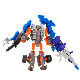 Transformers Age of Extinction Construct-Bots Dinobot Warriors Lockdown and Hangnail Dino Buildable Action Figures