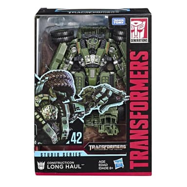 Transformers Toys Studio Series 42 Voyager Class Transformers: Revenge of the Fallen movie Constructicon Long Haul Action Figure