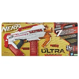 Nerf Ultra Speed Fully Motorized Blaster, 24 Nerf AccuStrike Ultra Darts, Compatible Only with Nerf Ultra Darts