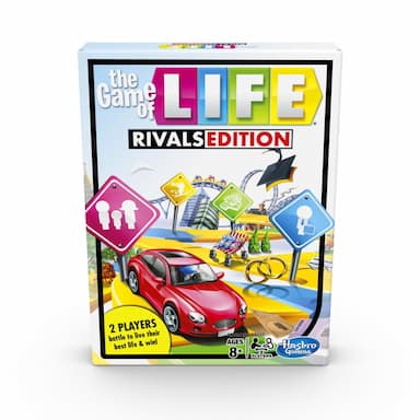 The Game of Life Rivals Edition Board Game; 2 Player Game