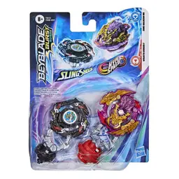 Beyblade Burst Surge Dual Collection Pack Hypersphere Zone Balkesh B5 and Slingshock Wraith Driger F Battling Game Tops