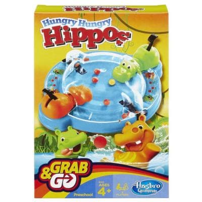 Elefun & Friends Hungry Hungry Hippos Grab & Go Game